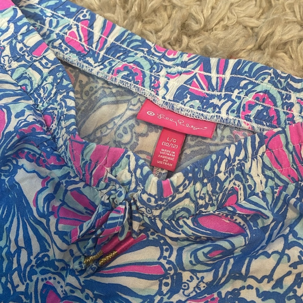 Lilly Pulitzer large 10 12 girls shorts - Picture 3 of 3
